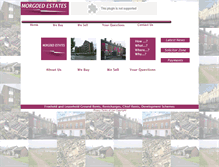 Tablet Screenshot of morgoedestates.com